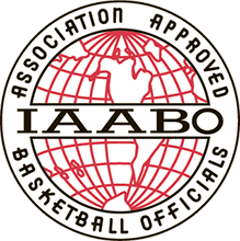 IAABO Logo, 1 Black and White Stripe Basketball Shirt – Blow Your