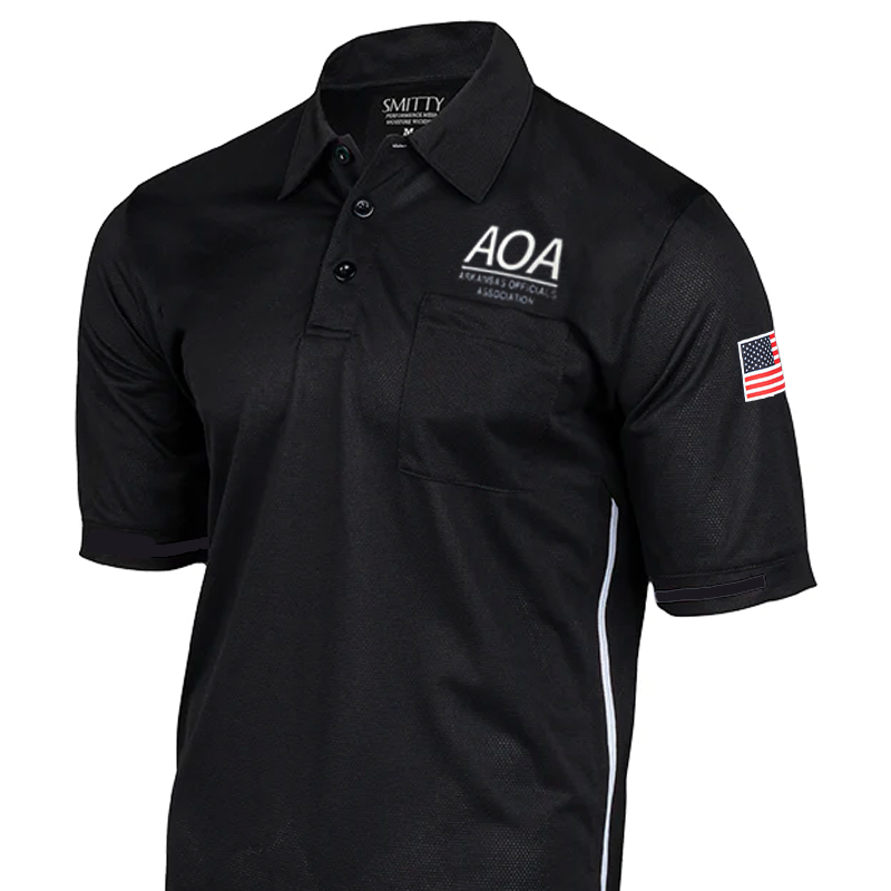 Adams Usa Short Sleeve Baseball Umpire Shirt Sized For Chest Protector, Cream, X
