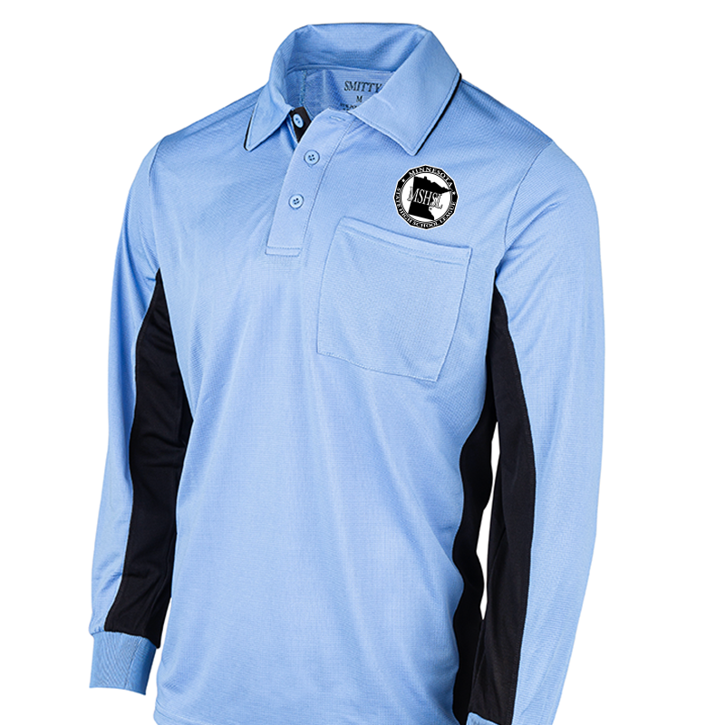 Minnesota MSHSL Logo Long Sleeve Baseball Umpire Shirts Purchase