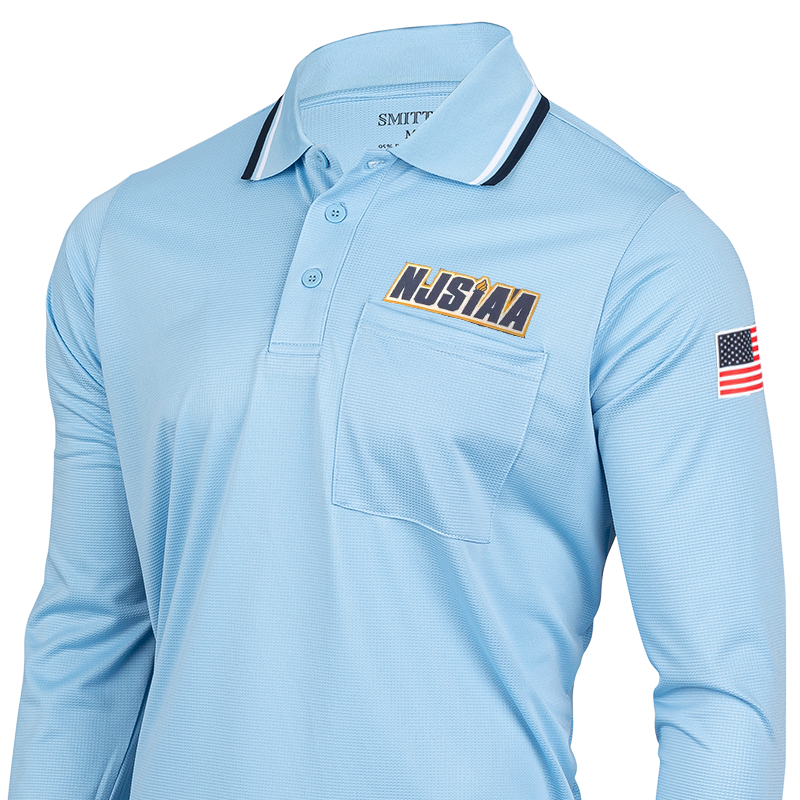 NJSIAA Logo Long Sleeve Umpire Shirts Purchase Officials Supplies