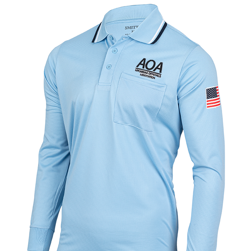 Arkansas AOA Long Sleeve Softball Umpire Shirt