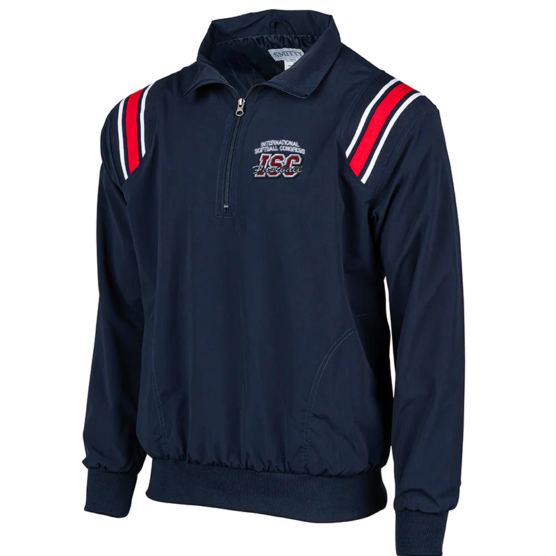 Isc Performance Jacket ISC Logo 1/2 Zip Pullover Umpire Jacket – Purchase Officials Supplies
