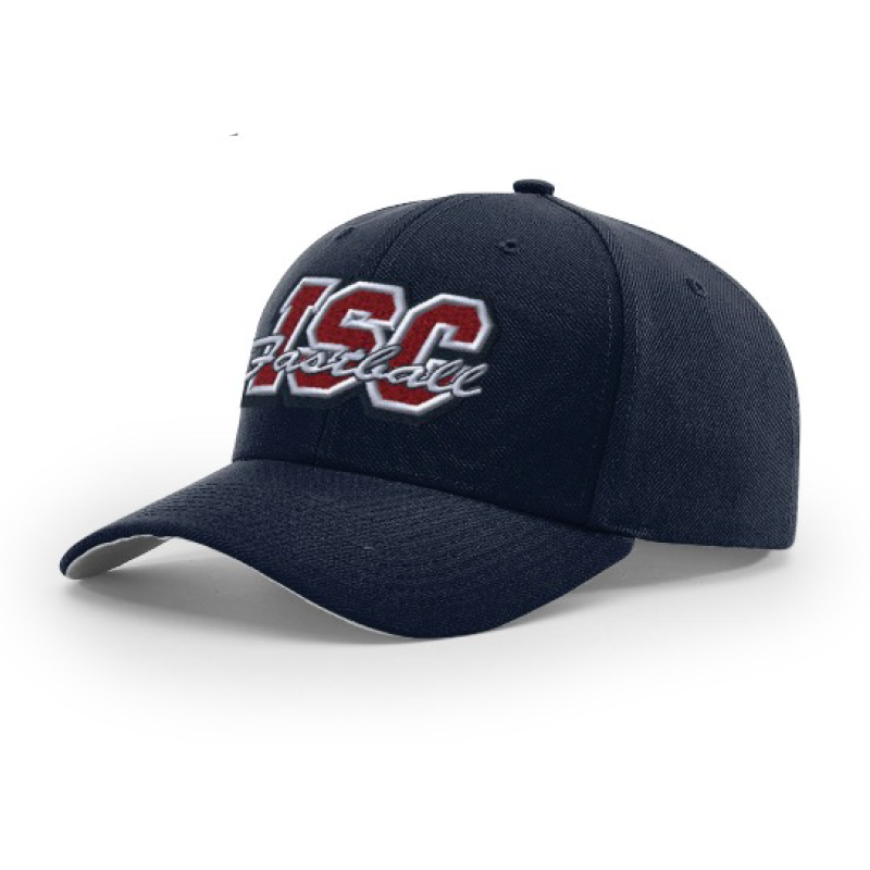 ISC Logo Navy Performance Umpire Hats