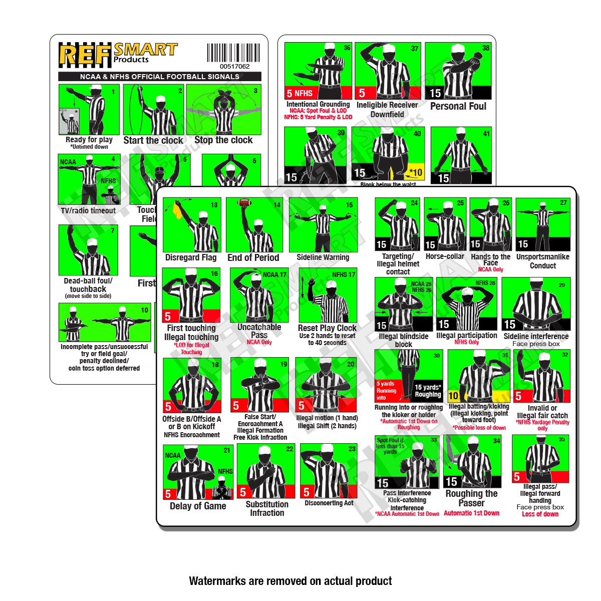 Ultimate Plastic Signal Card with Penalties – Purchase Officials Supplies