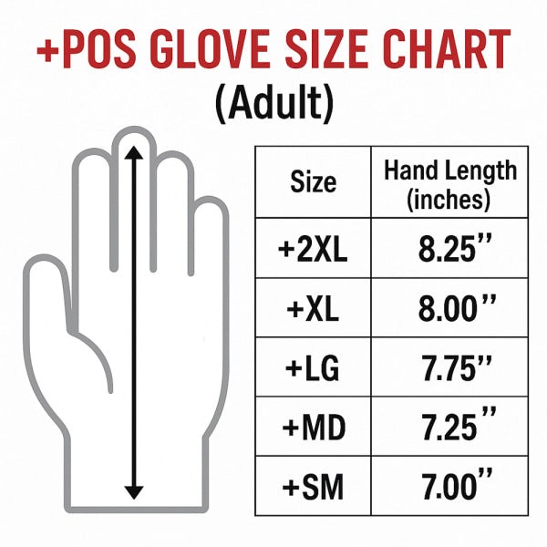 +POS® All Weather Officiating Gloves