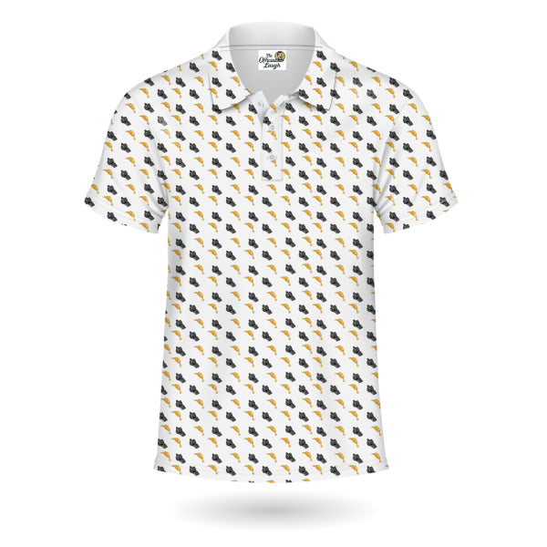 The Officials Laugh™ Flag & Whistle Icon Polo
