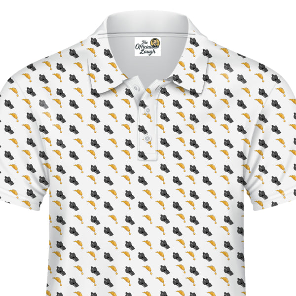 The Officials Laugh™ Flag & Whistle Icon Polo
