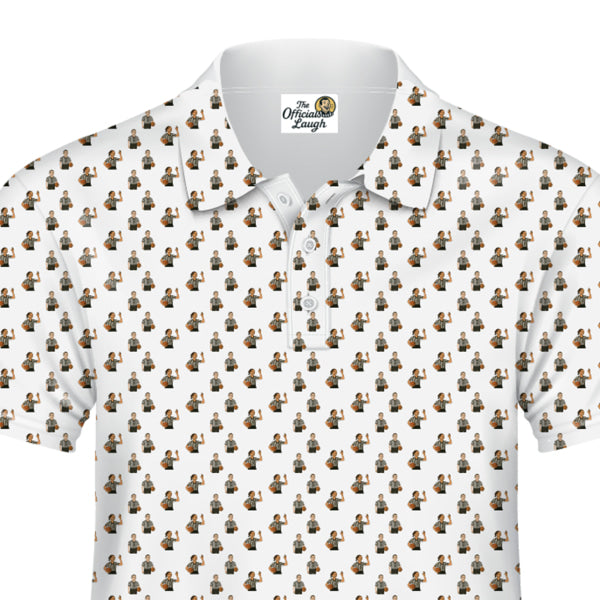 The Officials Laugh™ Jump Ball Icon Polo
