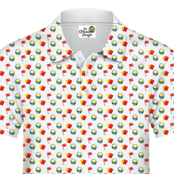 The Officials Laugh™ Net Violation Icon Polo