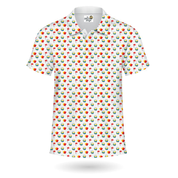 The Officials Laugh™ Net Violation Icon Polo