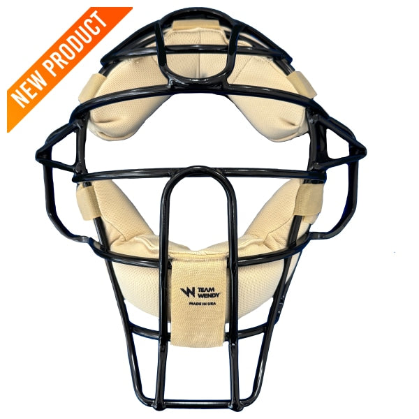 Zro-G Steel Face Mask with Tan Team Wendy Pads