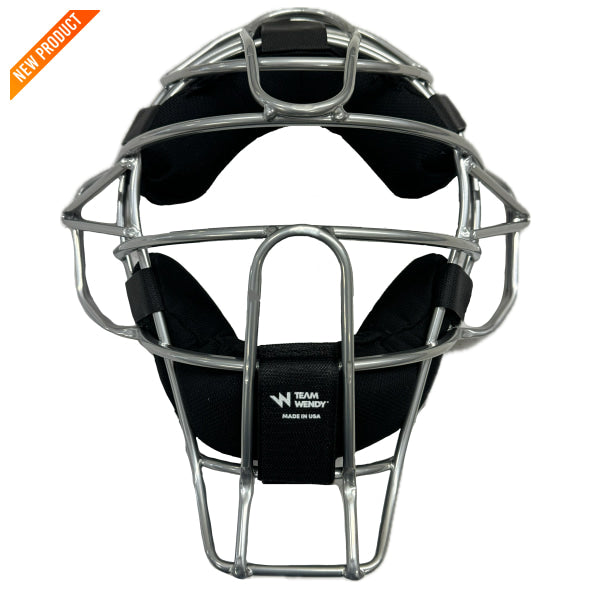 Zro-G Steel Silver Mask With Black Team Wendy Pads Face Masks