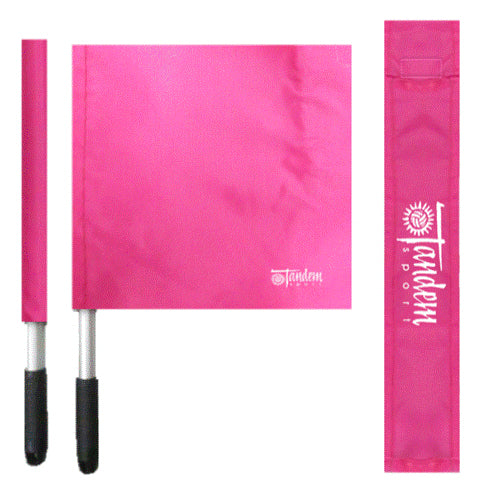 Tandem Deluxe Pink Volleyball Flags