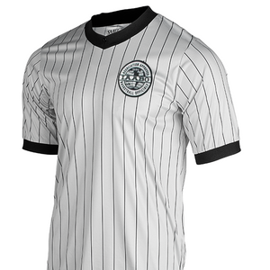 IAABO Logo Grey Referee Shirt w/ Flag on Back
