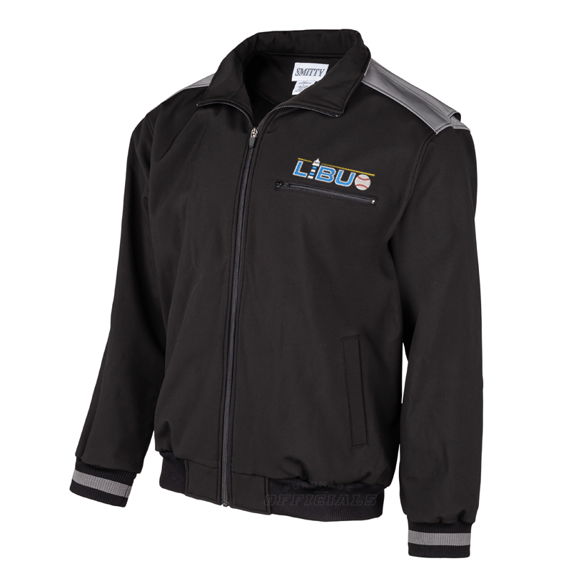 LIBUO Logo MLB Full Zip Thermal Fleece Umpire Jacket