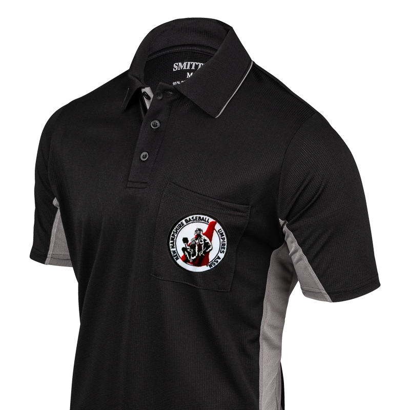 Smitty Apparel Co. NHBUA MLB Replica Black Umpire Shirts Medium