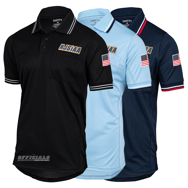 NJSIAA Logo Dye Sublimated Umpire Shirts