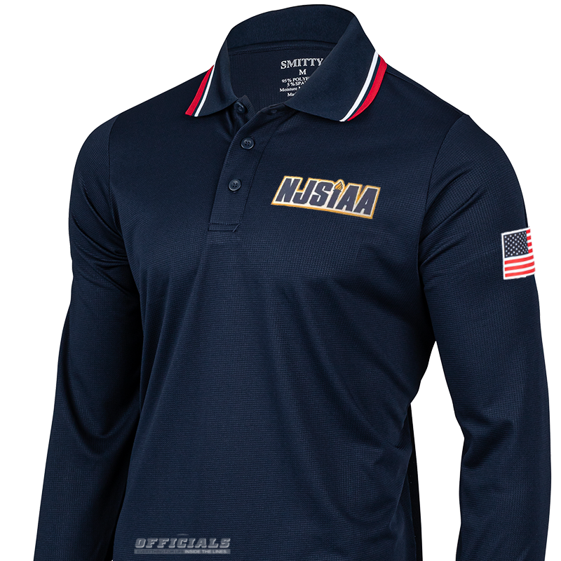 NJSIAA Logo Long Sleeve Umpire Shirts