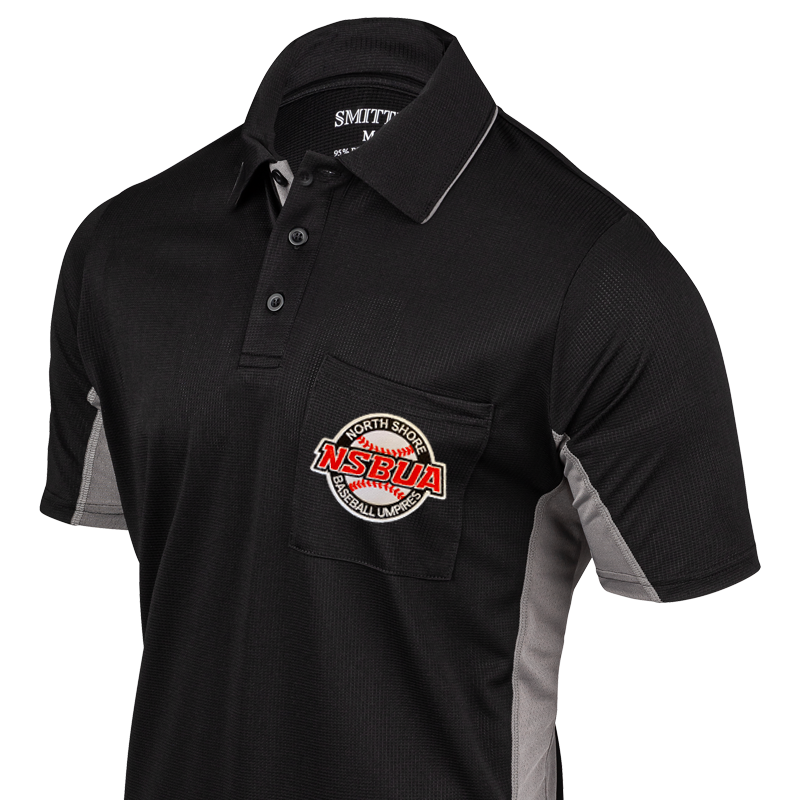 NSBUA MLB Replica Black Umpire Shirts