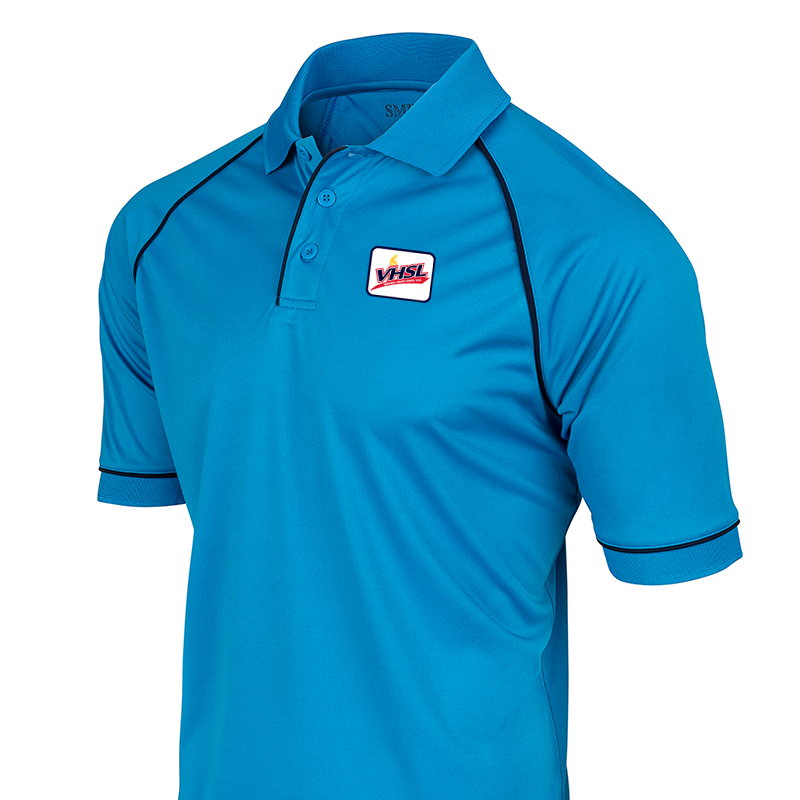 VHSL Logo Men's Blue Volleyball Shirt