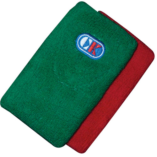 Cliff Keen Red/Green Wrestling Wristbands