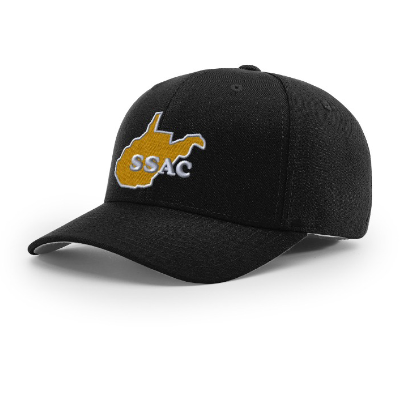West Virginia SSAC Black Performance Umpire Hats
