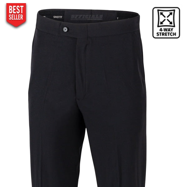 Smitty 4Way Stretch NBA Flat Front Standard Fit Referee Pants